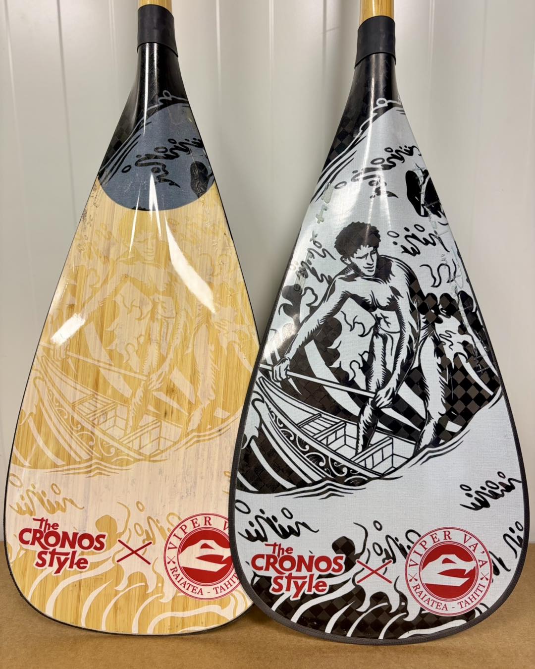 Faahee design by cronosstyle — Viper Va'a paddle (full)