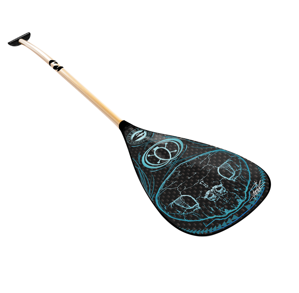 Carbon blade, bamboo shaft