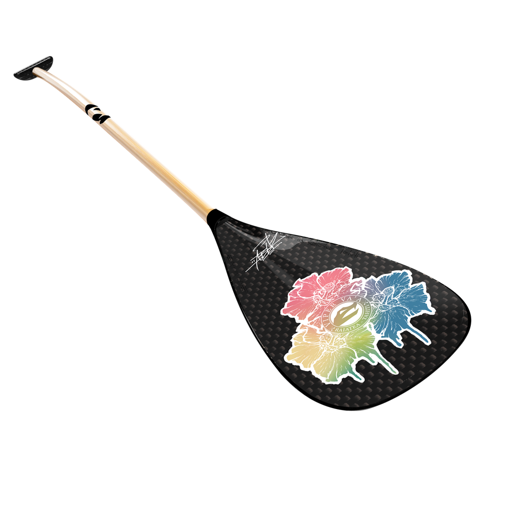 Carbon blade, bamboo shaft