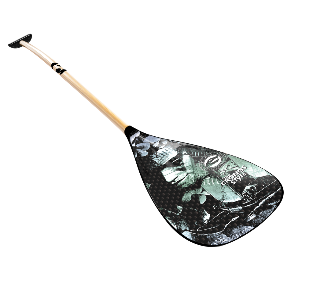 Carbon blade, bamboo shaft