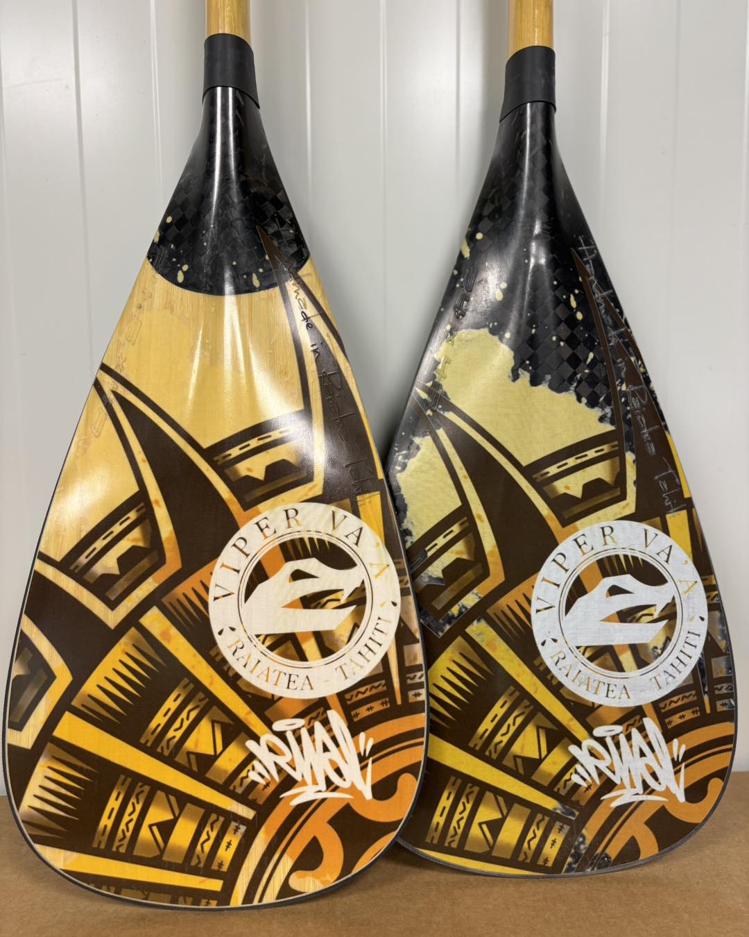 Tara Ma'o design by RIVAL — Viper Va'a paddle (full)