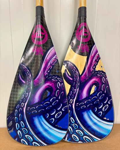 Oro Pink design by RIVAL — Viper Va'a paddle (full)