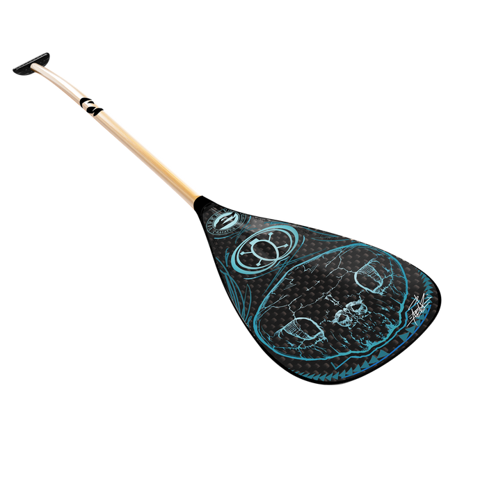Carbon blade, bamboo shaft