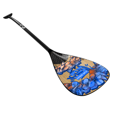 Bamboo blade, carbon shaft