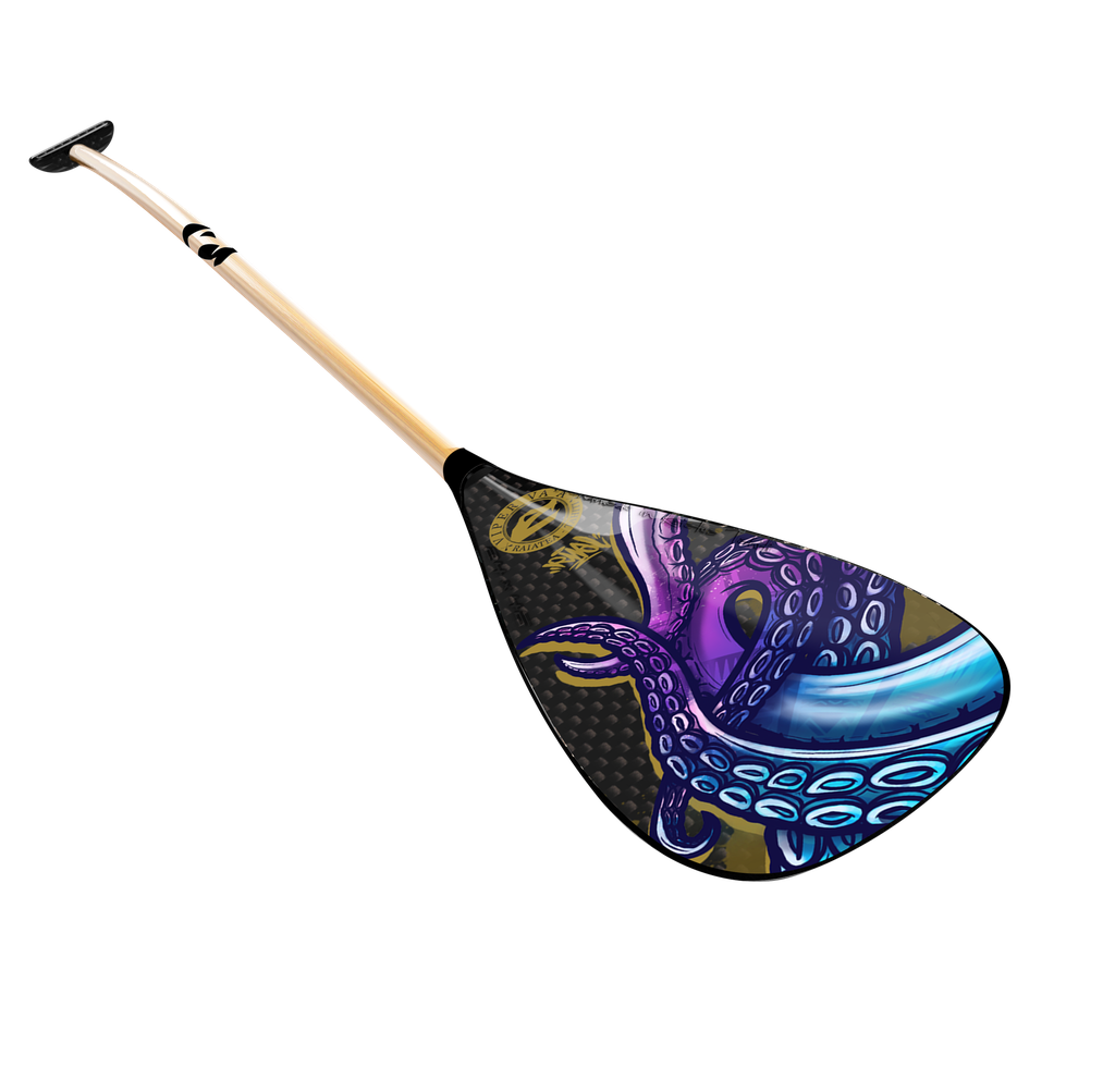 Carbon blade, bamboo shaft