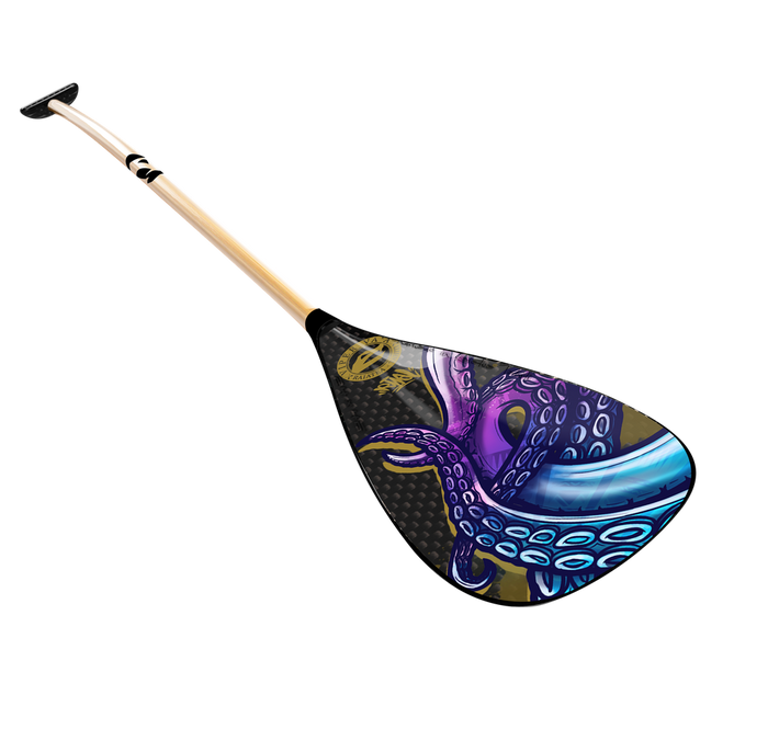 Carbon blade, bamboo shaft
