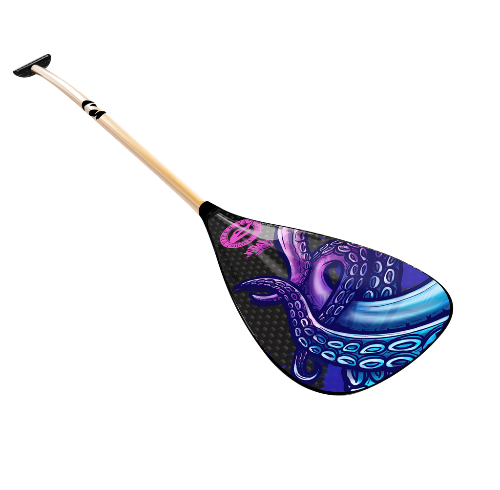 Carbon blade, bamboo shaft
