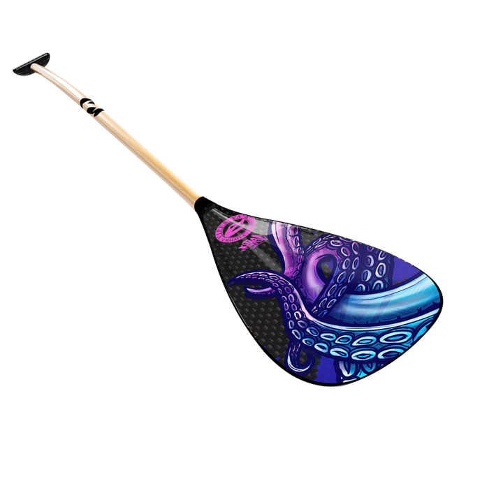 Carbon blade, bamboo shaft