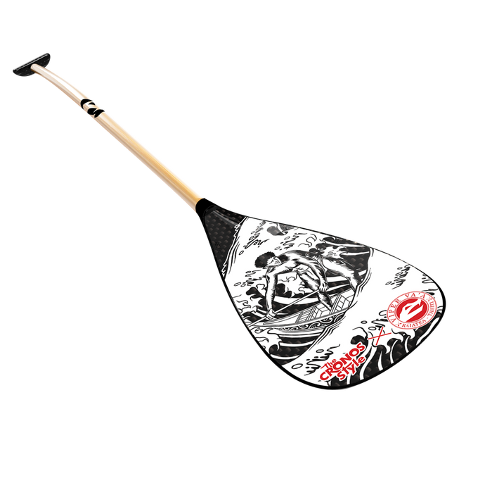 Carbon blade, bamboo shaft