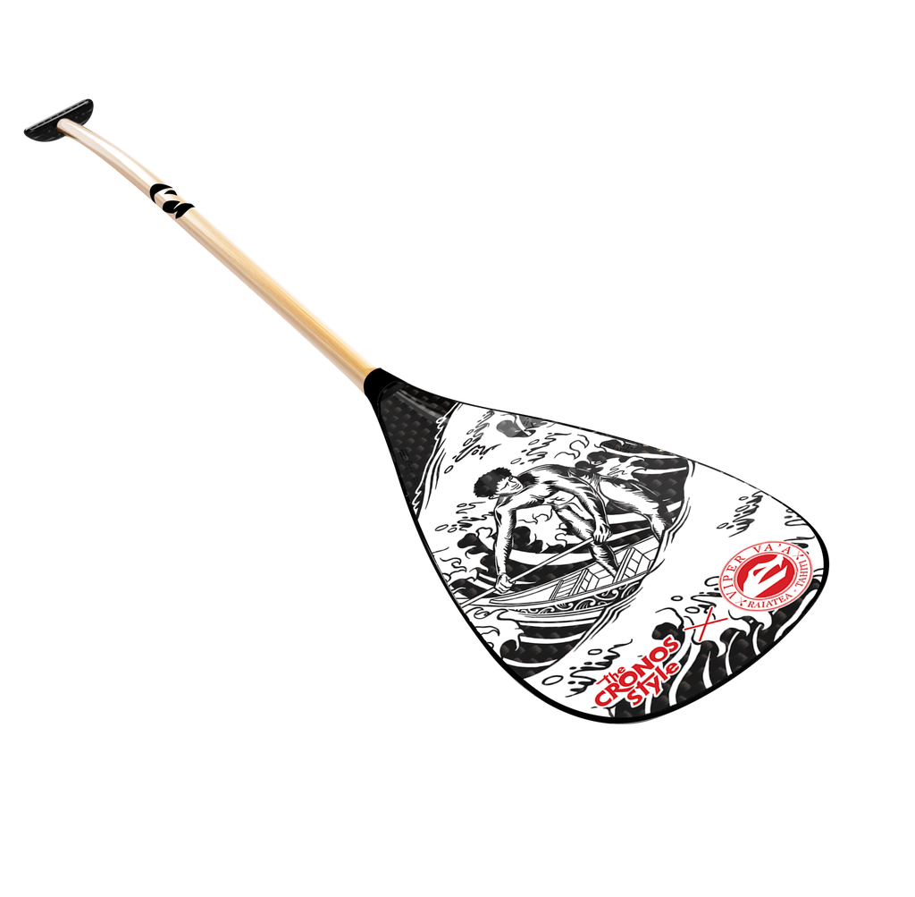 Carbon blade, bamboo shaft