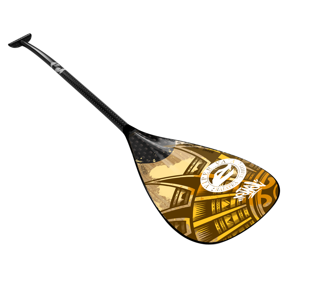 Bamboo blade, carbon shaft