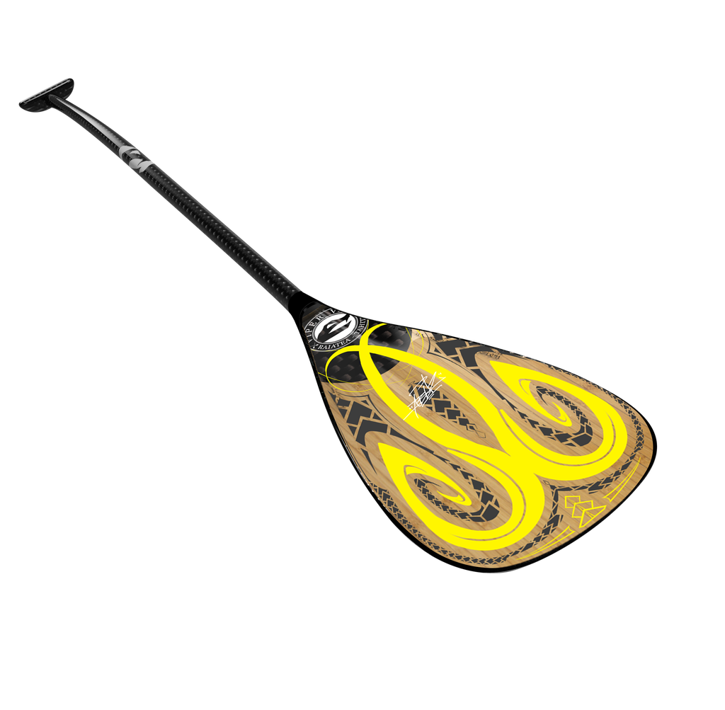 Bamboo blade, carbon shaft