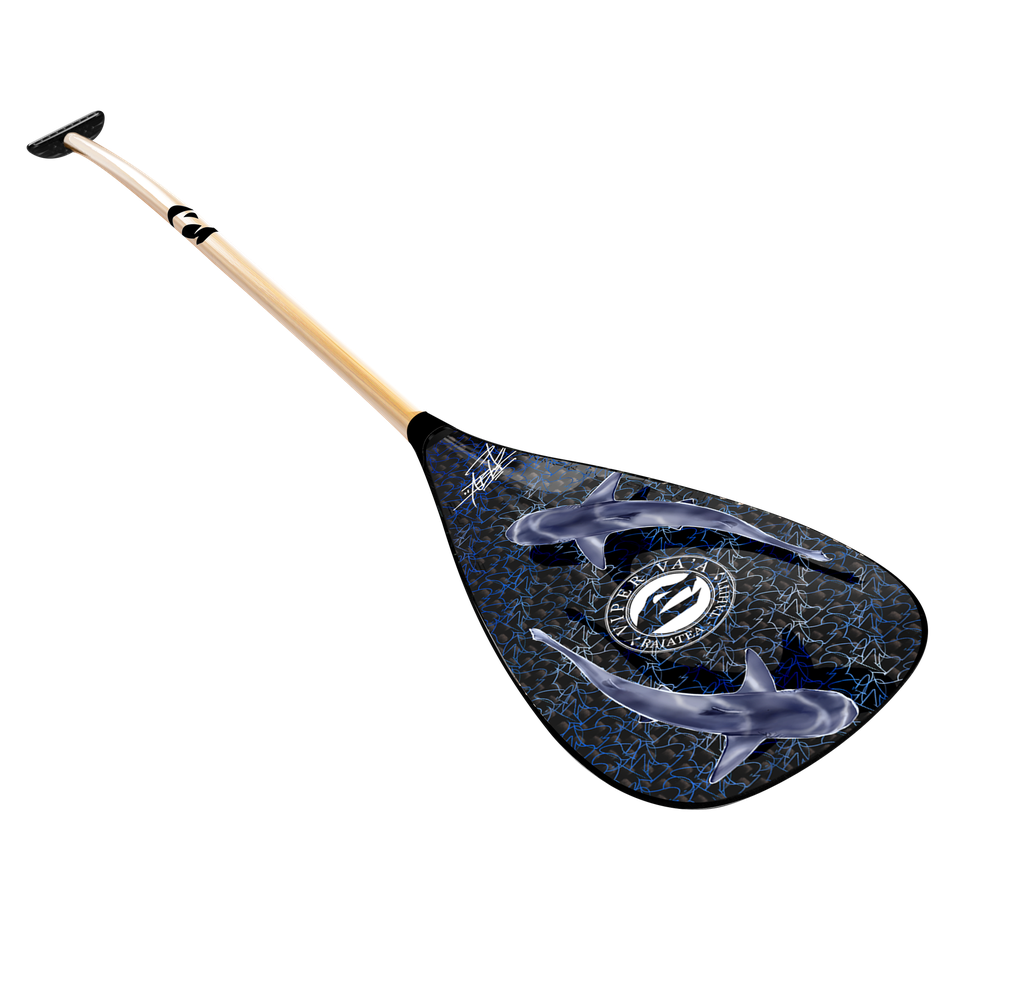 Carbon blade, bamboo shaft
