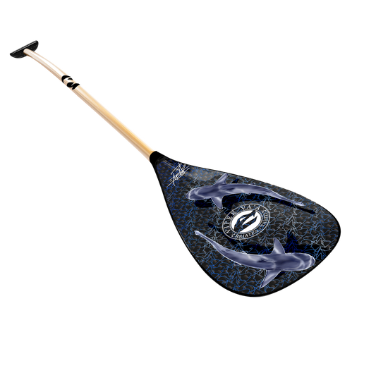 Carbon blade, bamboo shaft
