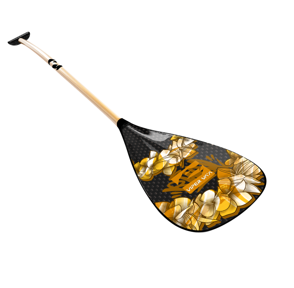 Carbon blade, bamboo shaft