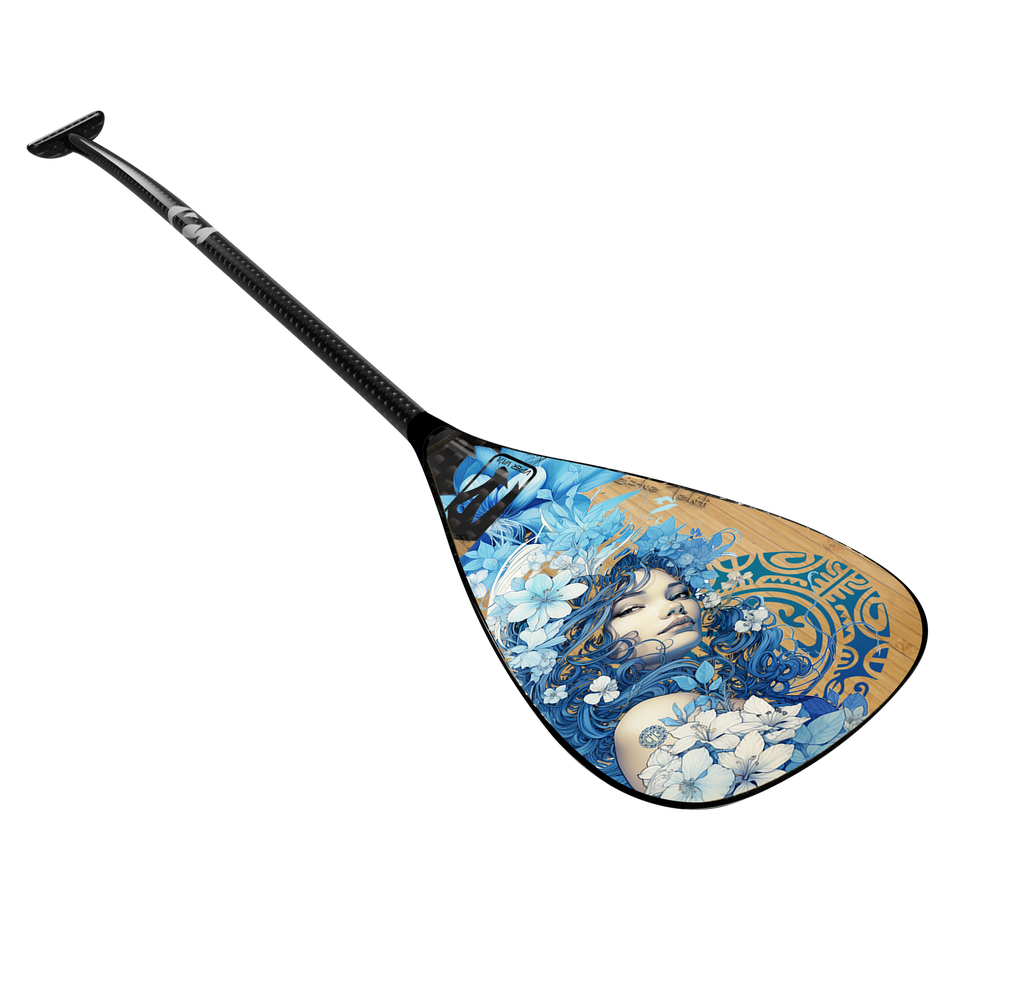 Bamboo blade, carbon shaft