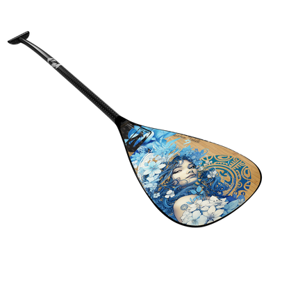 Bamboo blade, carbon shaft