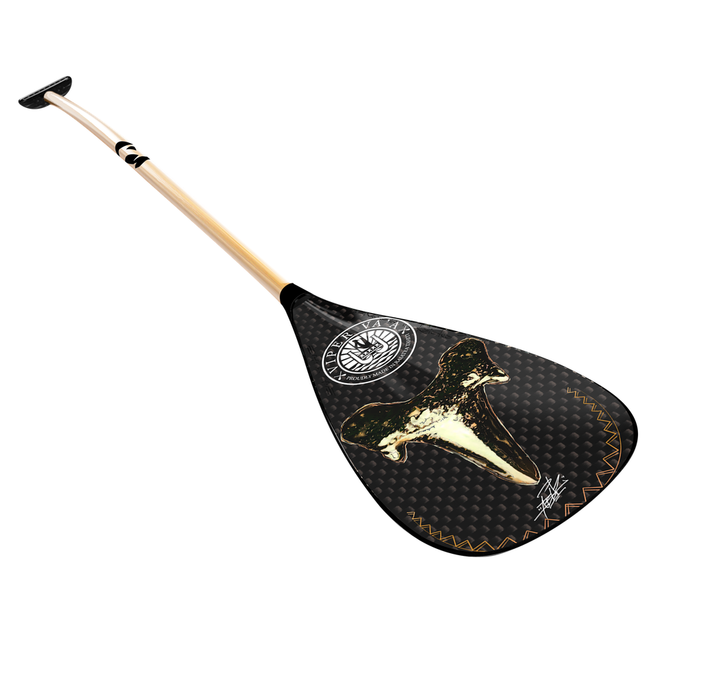 Carbon blade, bamboo shaft