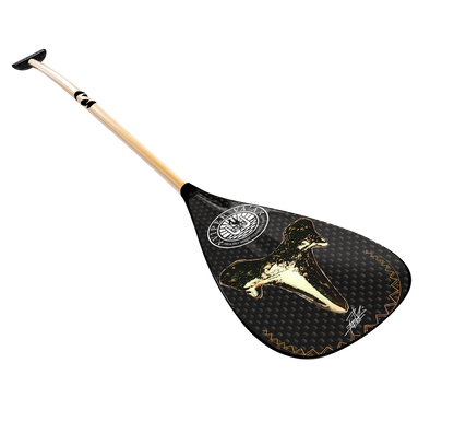 Carbon blade, bamboo shaft