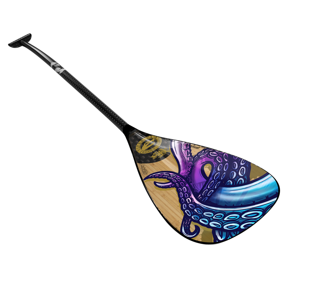 Bamboo blade, carbon shaft
