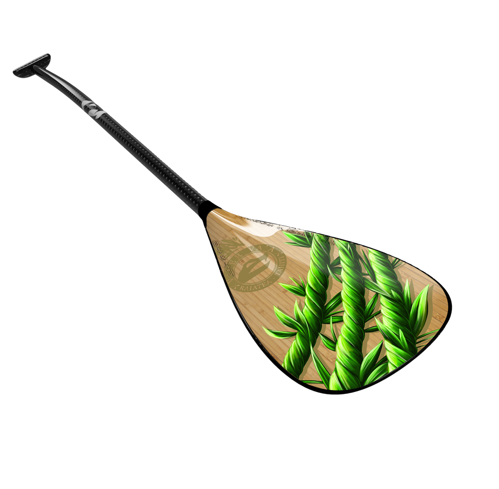 Bamboo blade, carbon shaft