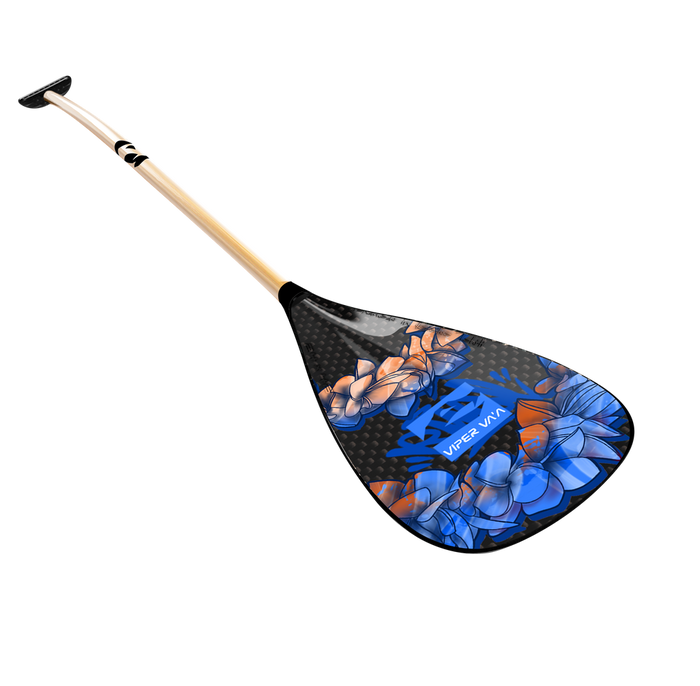 Carbon blade, bamboo shaft