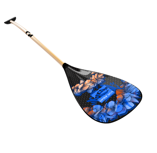 Carbon blade, bamboo shaft