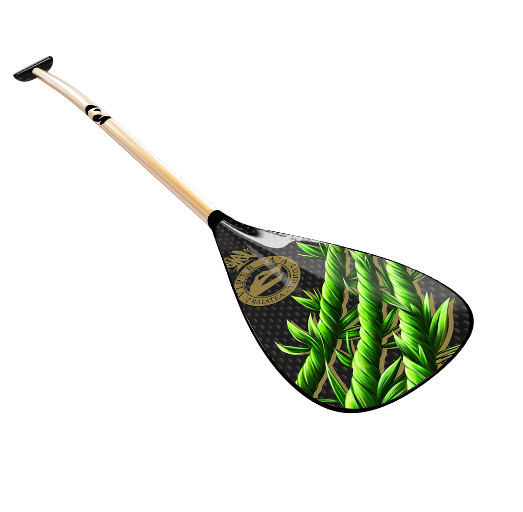Carbon blade, bamboo shaft