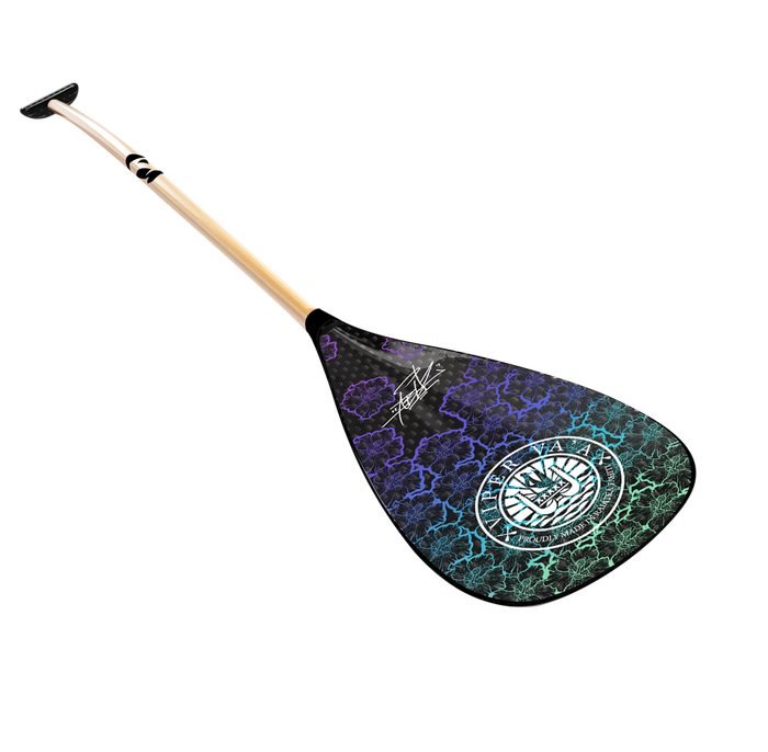 Carbon blade, bamboo shaft