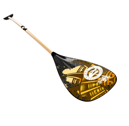 Carbon blade, bamboo shaft