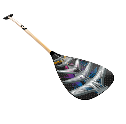Carbon blade, bamboo shaft