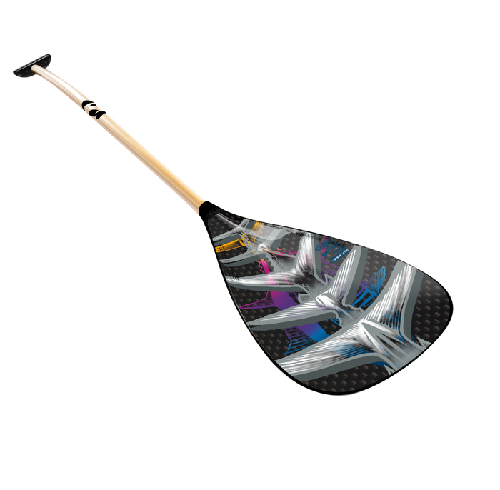 Carbon blade, bamboo shaft