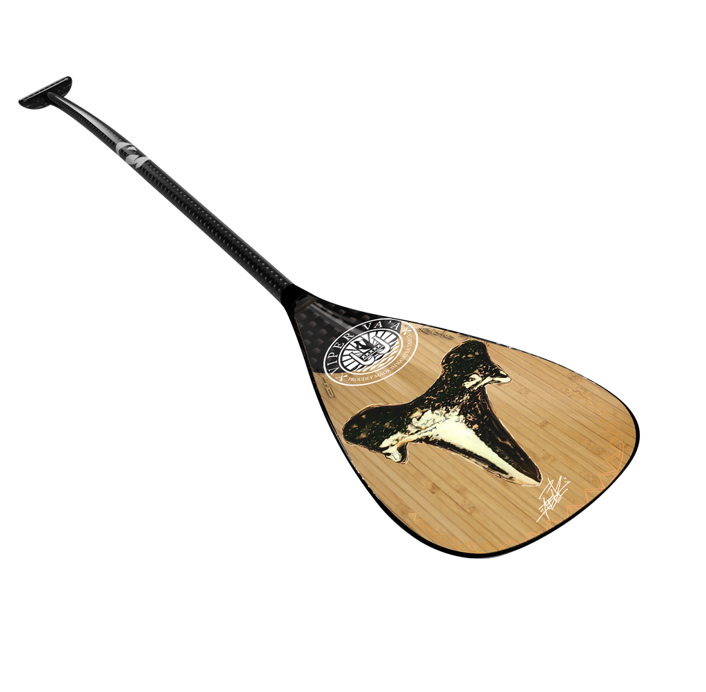 Bamboo blade, carbon shaft
