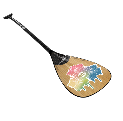 Bamboo blade, carbon shaft