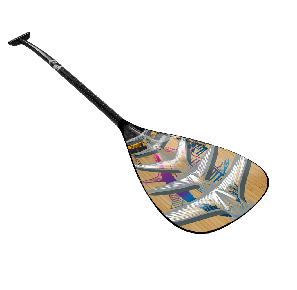 Bamboo blade, carbon shaft