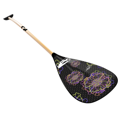 Carbon blade, bamboo shaft