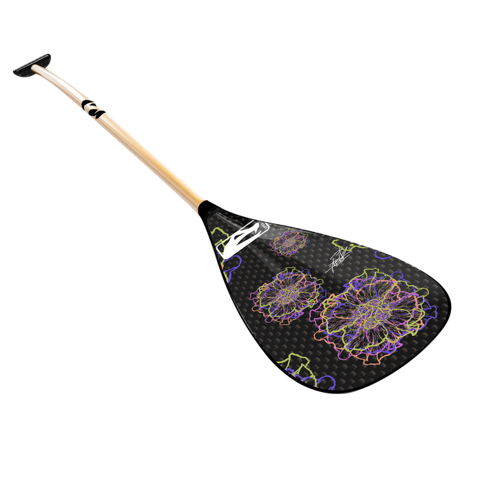 Carbon blade, bamboo shaft