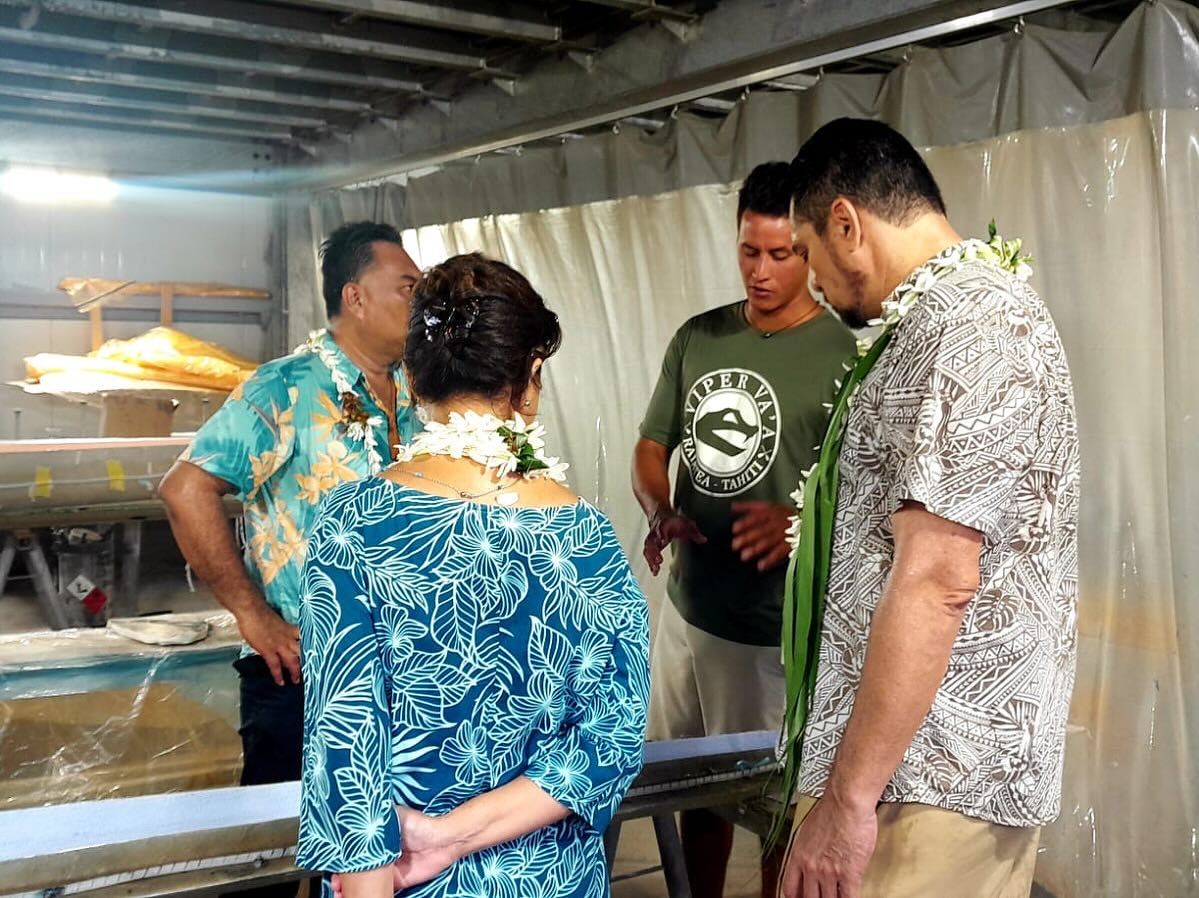 Inside the molding room at Tehurui — photo @vipervaa